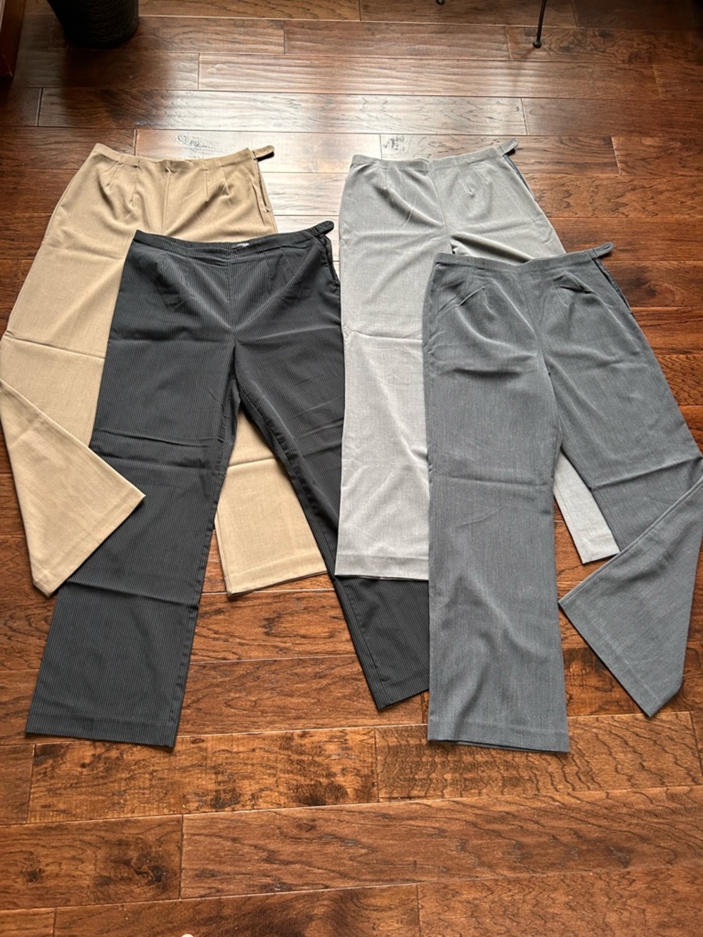 Four pairs of East 5th Sz 12 dress pants